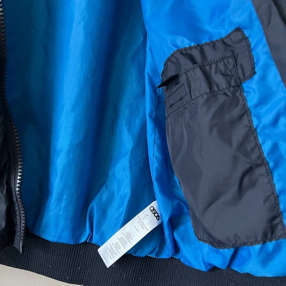 Navy Blue ASOS jacket windbreaker - Picture 5 of 9